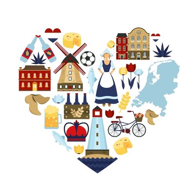 Nederland hart concept 1284 13689